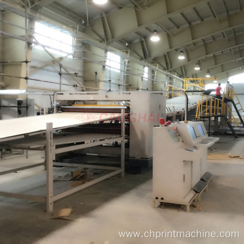 Automatic 3 layers corrugated cardboard prodution line